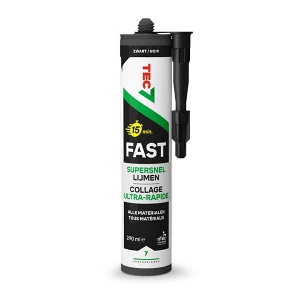 Colle rapide Tec 7 Noire tube de 290ml vue 1