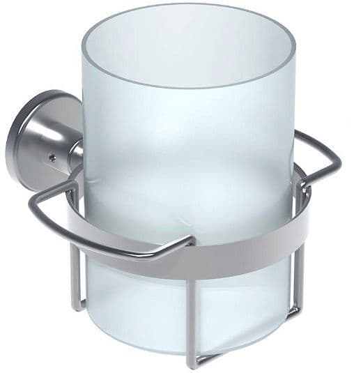 PORTE-VERRE + VERRE VOLA CHROME vue 1