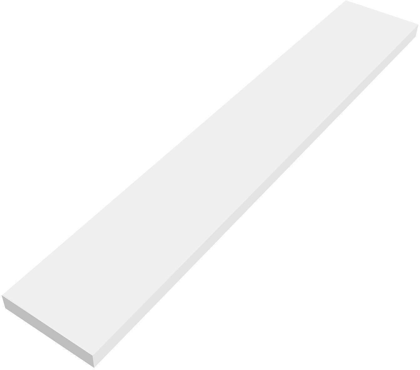 TABLETTE MURALE COFFEE 150X800X19MM JUSQU'A 7KG BLANC MAT vue 1