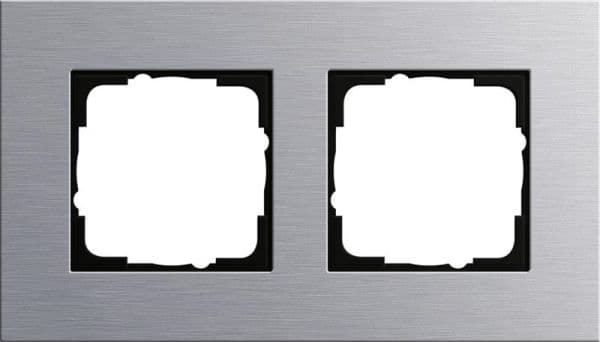 Cadre de finition Gira Esprit Aluminium (anodisé) - Aluminium anodisé E 1 EV 1. vue 1
