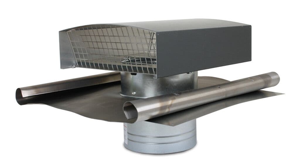 Ventilair MCTH-N250 chapeau toiture métallique noir D 250 mm vue 1
