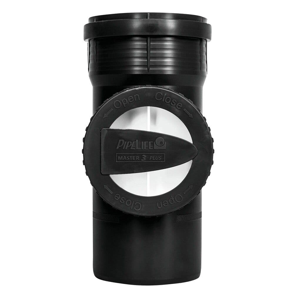 Pipelife Master 3 plus T regard PP 125° noir D125 vue 1