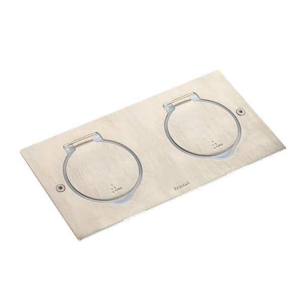 Prises de sol rectangulaire 2 x 2 pôles + T Inox vue 1