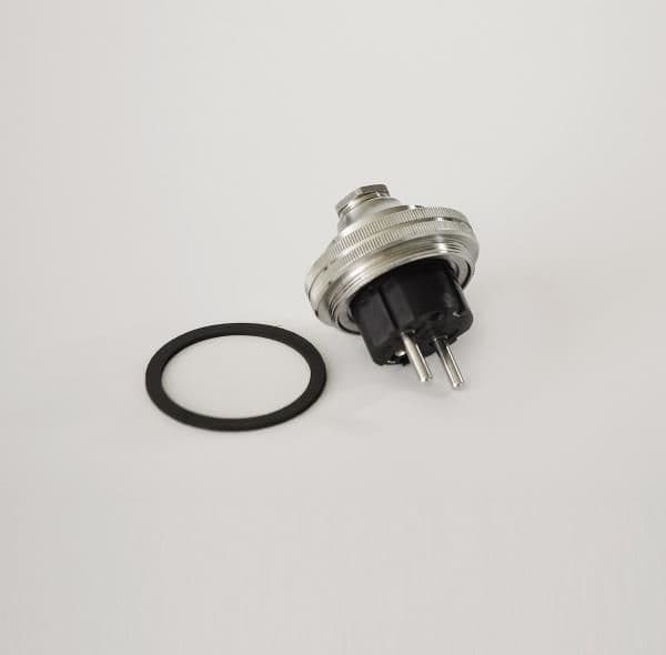 Fiche Inox 2 pôles + T (Ø 52) vue 1