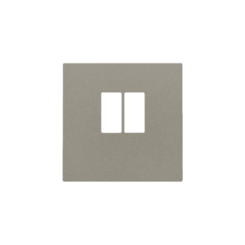 Set de finition pour prise simple pour haut-parleur, couleur bronze coated vue 1