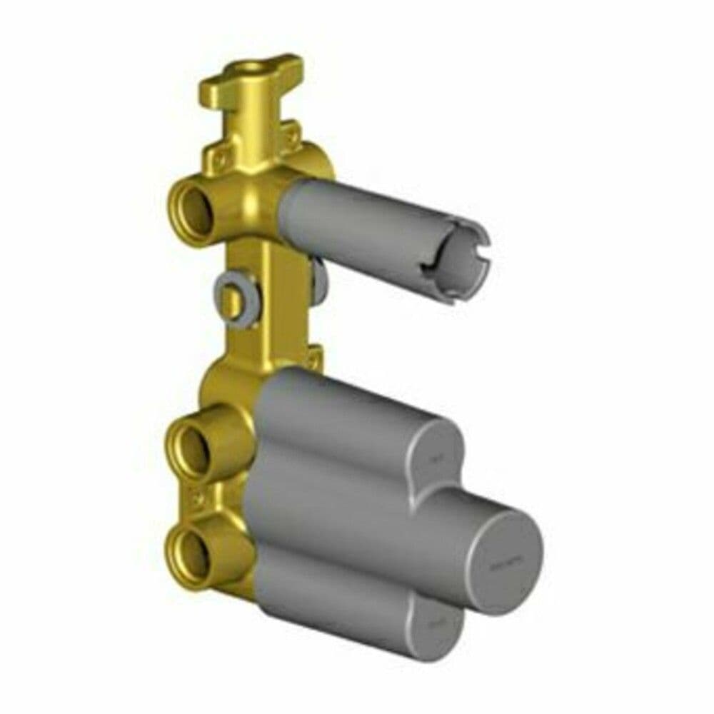 Zucchetti partie à encastrer pour thermostatique 1/2" chromé vue 1