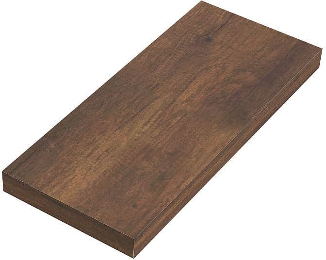 TABLETTE MURALE COFFEE 150X350X19MM JUSQU'A 7KG CHENE ROUILLE vue 1