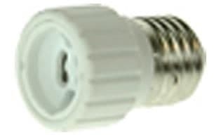 Adaptateur de soquet - E27 mâle - Gu10 femelle - céramique - Blanc vue 1