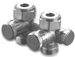 BLOC H COMBINAISON BITUBE DANFOSS SOL 3/4"MF vue 1
