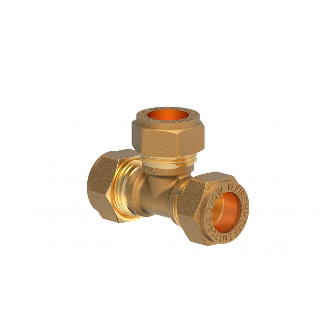 989453117 LT pièce en T, vierge, 12 mm, raccord à serrer pour tube en cuivre vue 1