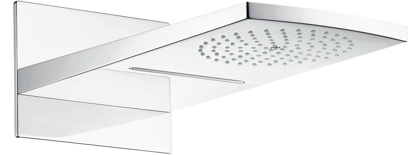 DOUCHE DE TETE RAINDANCE RAINFALL 180 AIR 2JET HG MURAL CHROME vue 1