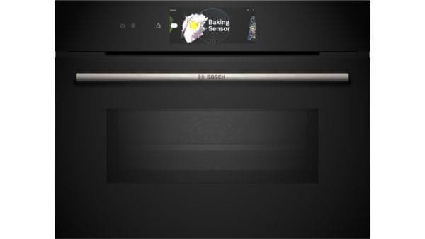 Four serie 8 combi micro-ondes 45cm, 22 modes de cuisson, 900W (grill 2,80kW), pyrolyse, Home connec vue 1