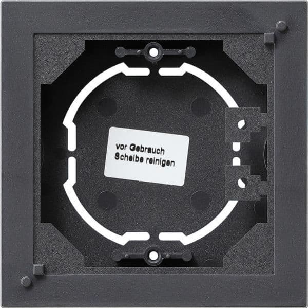 Boîtier apparent, construction plate Anthracite 1 x pour standard 55, E2, Event, Esprit - pour vue 1