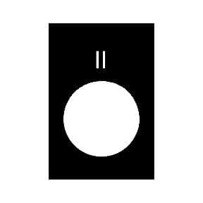 Etiquette - Ø 22 - 30 x 40mm - II vue 1