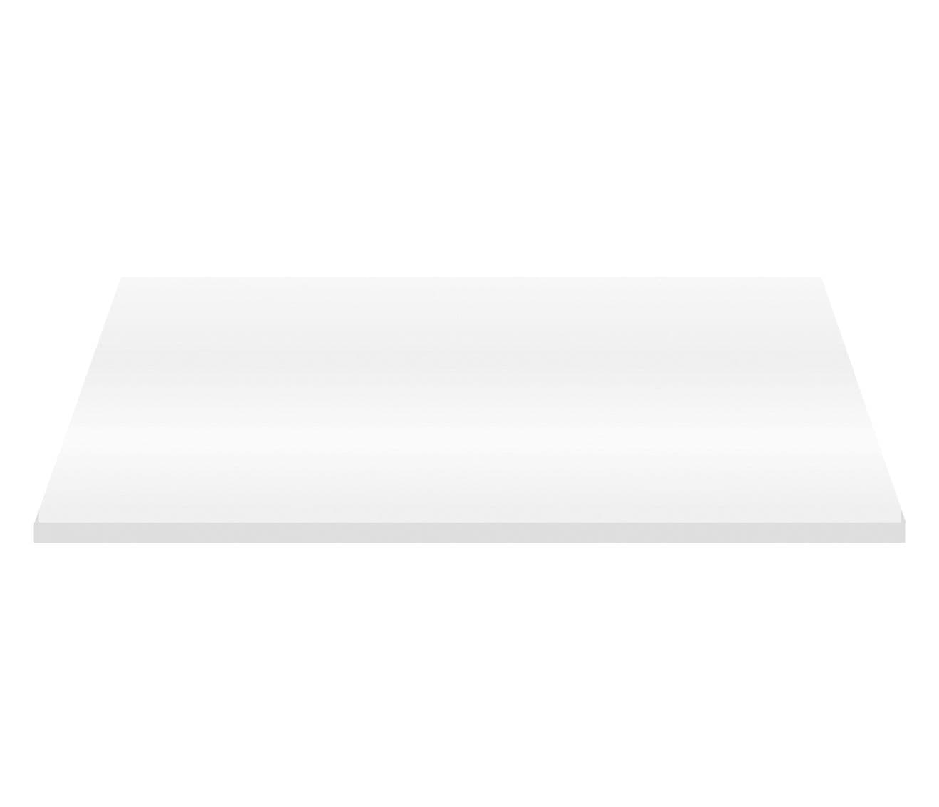 ALONI TABLETTE EN MDF (96.4X45.5X2.6 CM) - BLANC BRILLANT vue 1