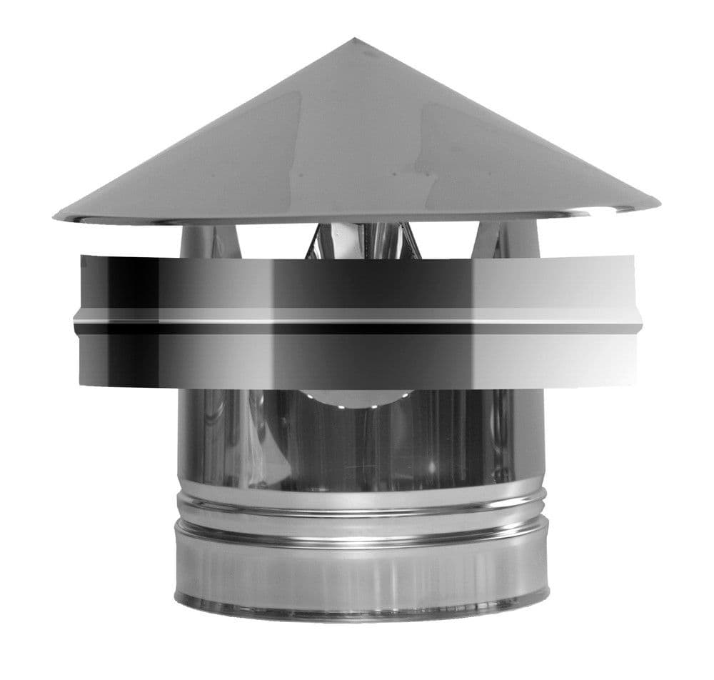 Dinak DW 012 capuchon pare-vent D130 inox 316L vue 1