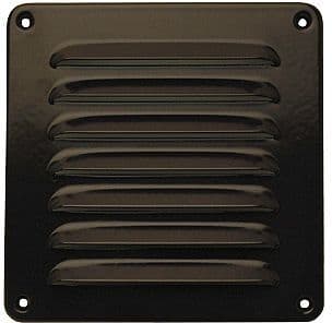GRILLE D'AERATION ALU BRUNE B25-H20CM vue 1