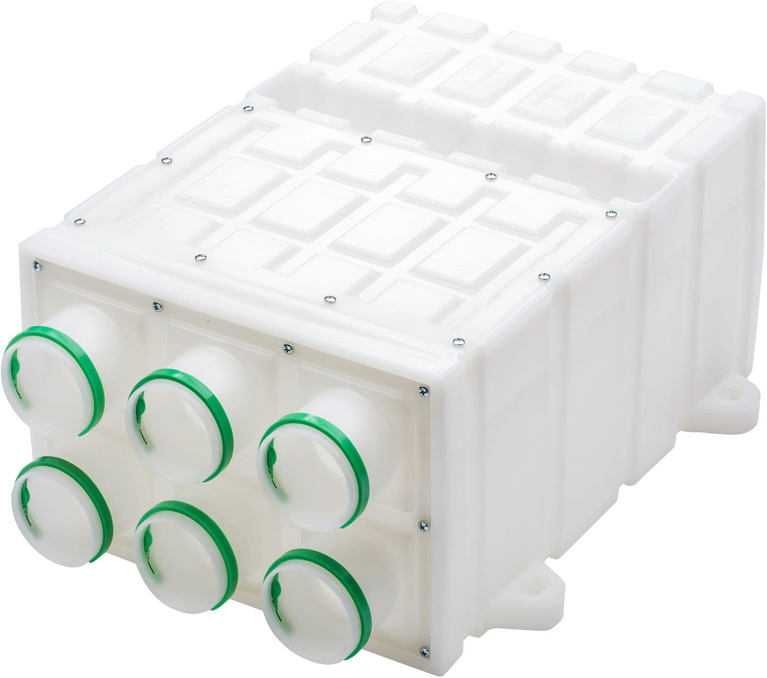 CAISSON COLLECTEUR POUR GAINES D'AIR POUR BETON VASCO 6X75MM vue 1