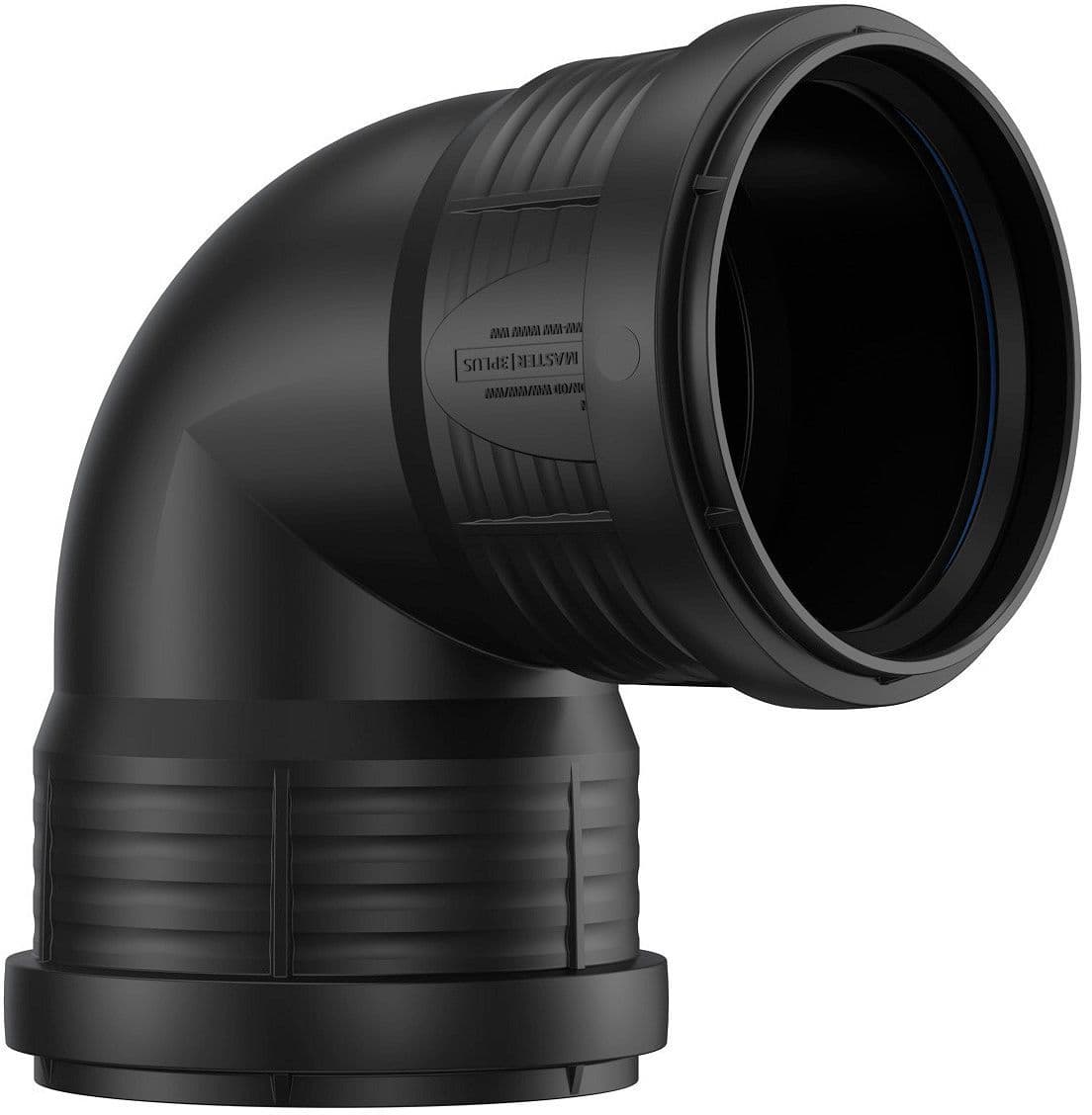 COUDE PP 90°.FF 90MM NOIR vue 1