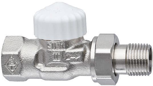 THERMOST.RADIATORKRAAN V-EXACT II HEIMEIER 3/8" RECHT vue 1