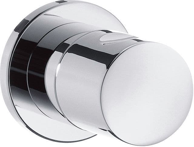 SET DE FINITION ROBINET D'ARRET UNIVERSEL POIGNEE CYLINDRIQUE HANSGROHE CHROME vue 1