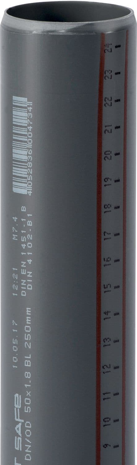 TUBE 50MM 5M P P L.LISSE PP HT-SAFE OSTENDORF vue 1