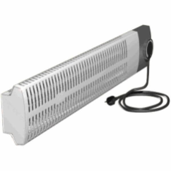 Radiateur antigel 200W à montage horizontal 230V IP31 Blanc vue 1