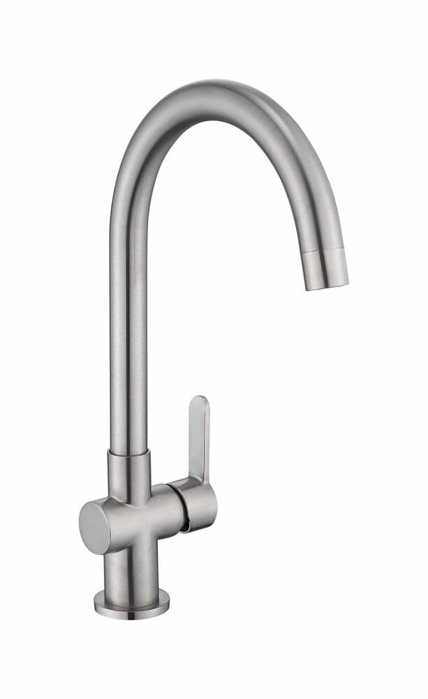 GO Van Marcke Verona mitigeur cuisine nickel brossé vue 1
