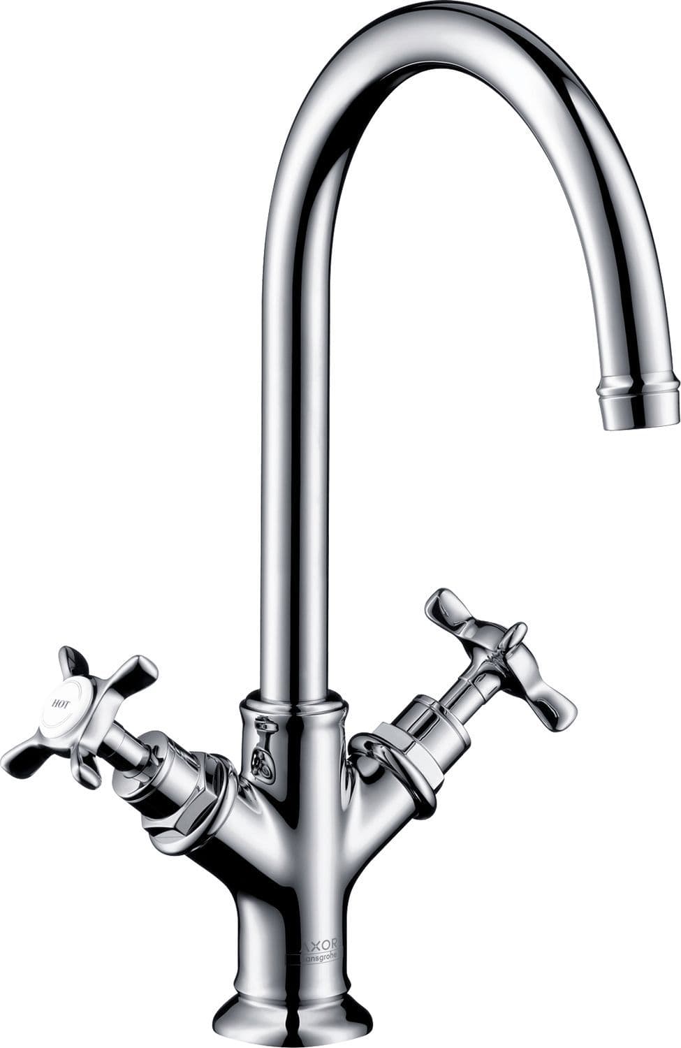 MELANGEUR LAVABO MONTREUX 210 AXOR BEC MOBILE VIDAGE CHROME vue 1