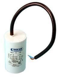 Condensateur 40 µf 450V 45 x 94mm avec câble 250mm vue 1
