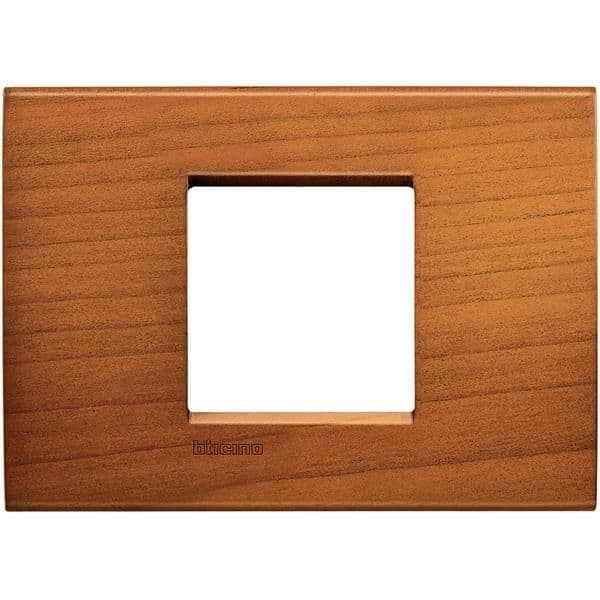 LivingLight - plaque rectangulaire large 2 modules Cerisier américain vue 1