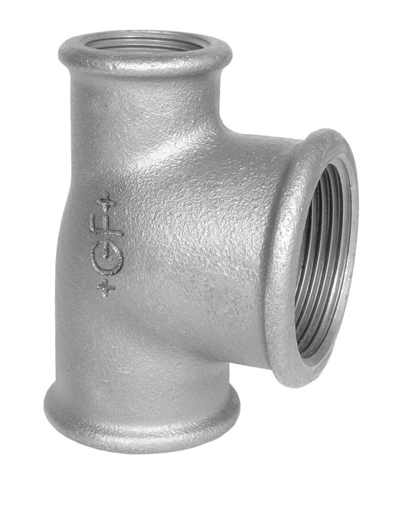 Georg Fischer noir nr.130 Té réduit 5/4" x 1/2" x 5/4" vue 1