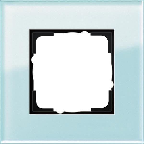 Cadre de finition Gira Esprit Menthe verre menthe vue 1