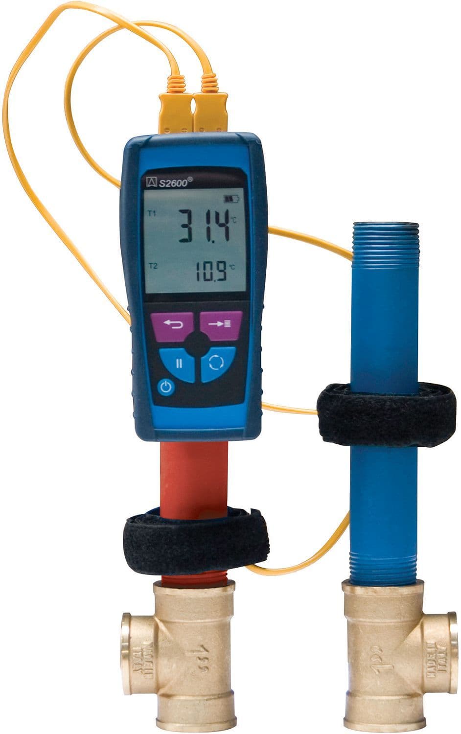 DIGIT.VERSCHILTHERMOMETER +2THERMOKOP.S2600 vue 1
