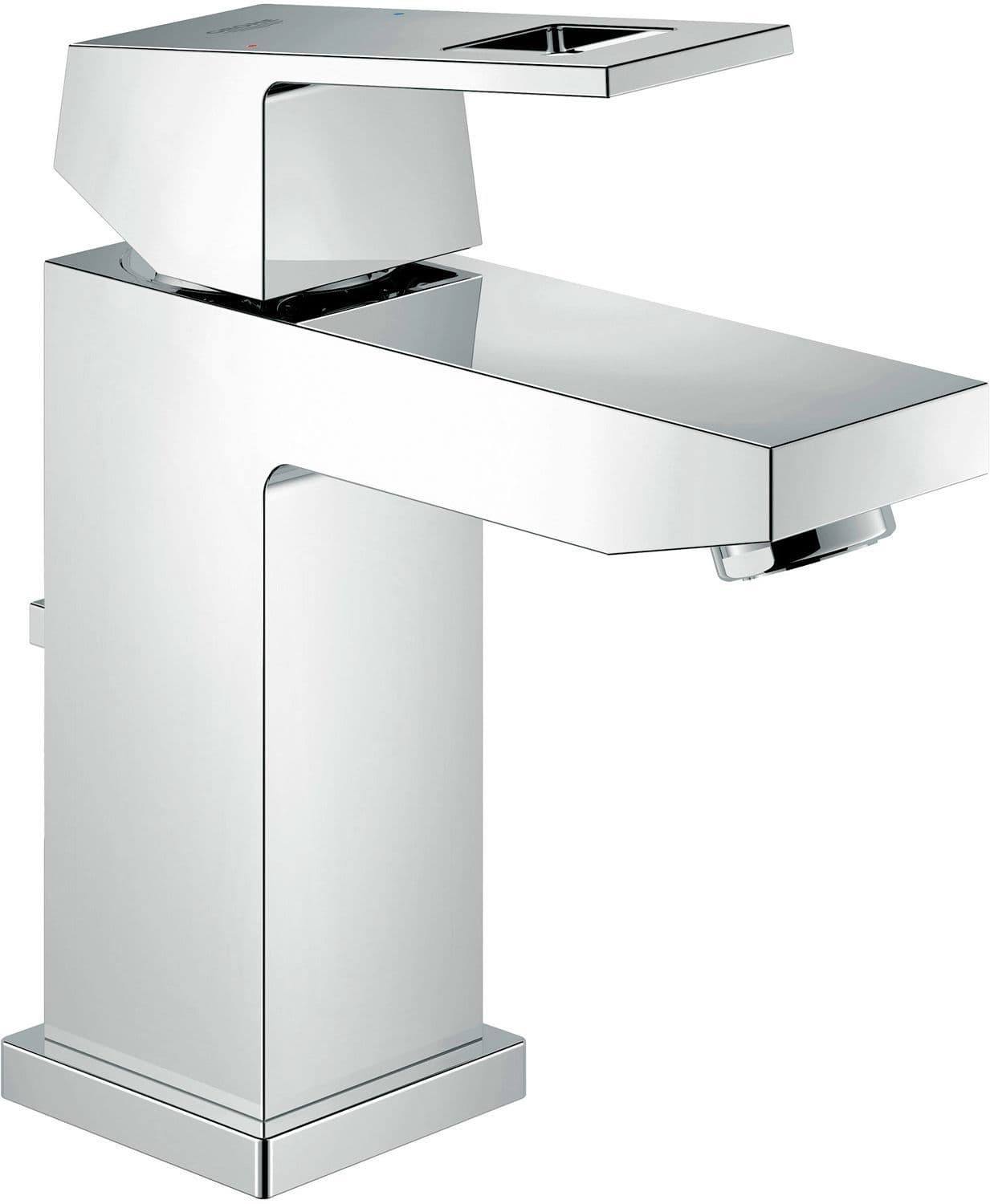 MITIGEUR DE LAVABO EUROCUBE GROHE VIDAGE AUTOMATIQUE CHROME vue 1