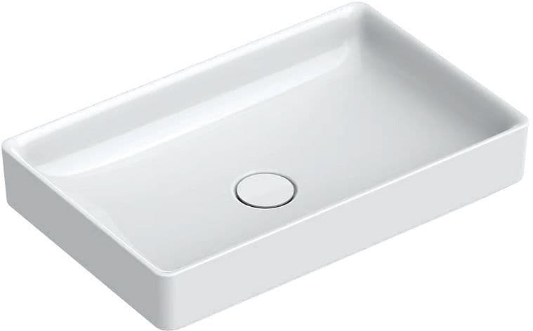 OPBOUW LAVABO GREEN CATALANO CATAGLAZE+ 60X38X12CM WIT vue 1