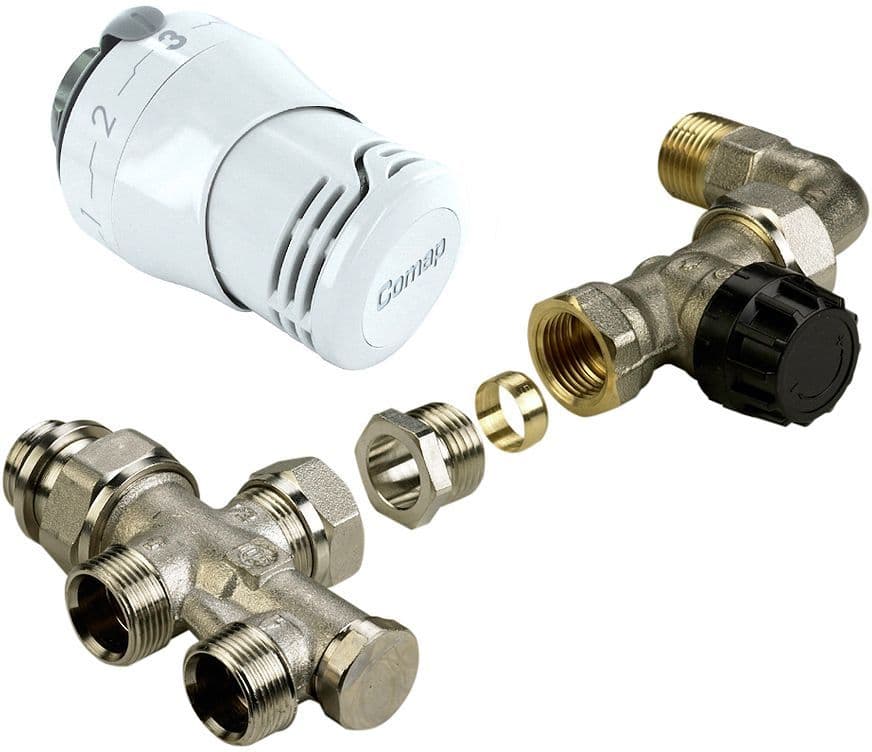 COMBINAISON MONOTUBE THERMOSTAT COMAP SOL+COUDE 1/2-M22 vue 1