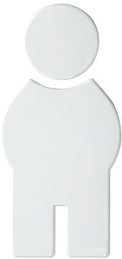 SYMBOLE HOMME HEWI 801 BLANC vue 1