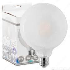 Lampe Led filament globe G125 E27 8W 4200K 880lm mat vue 1