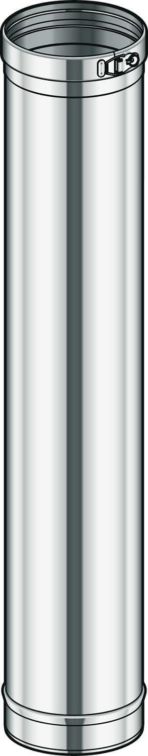TUBE A SIMPLE PAROI INOX CONDENSEUR POUJOULAT 130 95CM vue 1