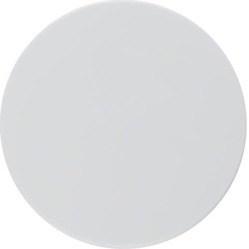 Enjoliveur avec bouton de réglage pour variateur rotatif Berker R.1 / R.3 Blanc polaire, brillant vue 1