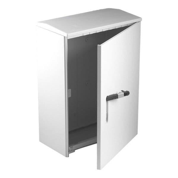 Armoire de trottoir Din 0 830 x 590 x 330mm porte lisse vue 1