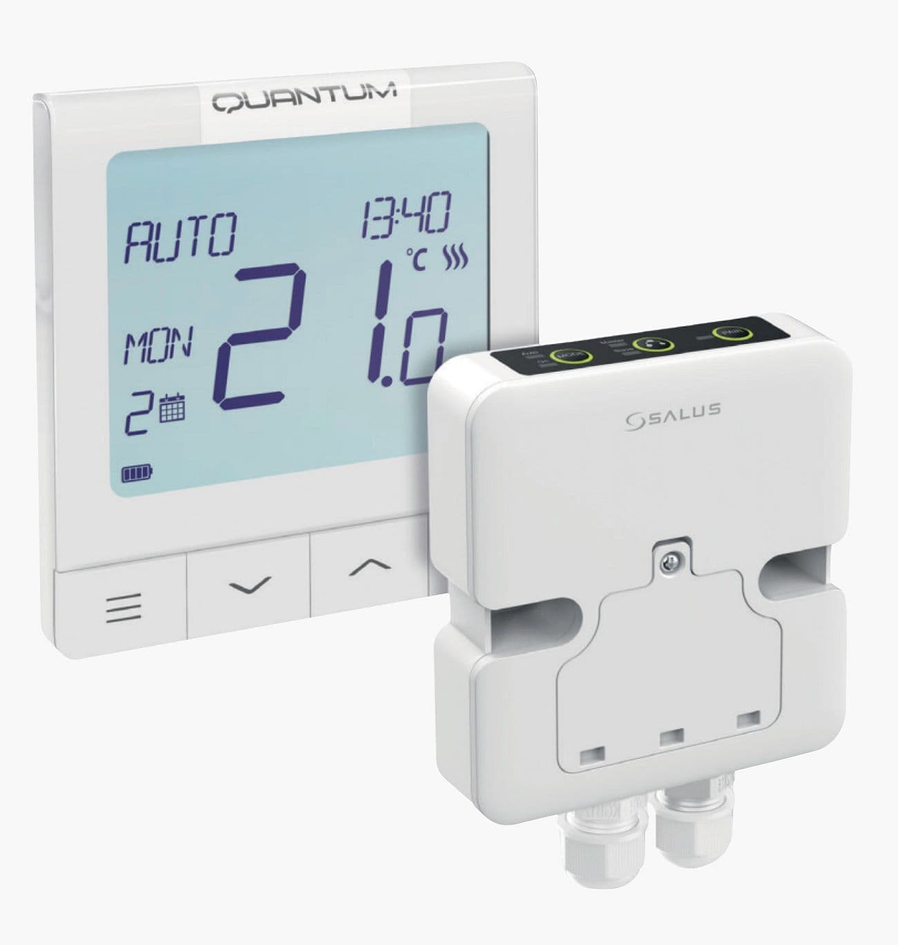 SET THERMOSTAT WQ615RF AVEC RECEPTEUR EXTENSIBLE JUSQU'A 5 RECEPTEURS ENERCO vue 1