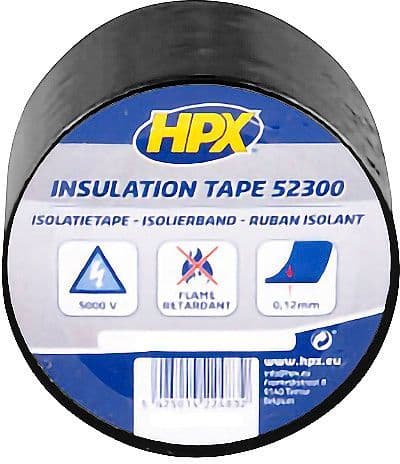 RUBAN D'ISOLATION PVC 5CM 20M NOIR vue 1