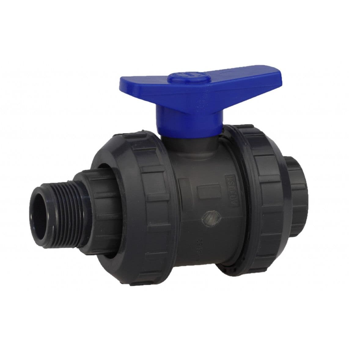 984821055 PVC robinet à sphère, 3/4" F x 3/4" M, pour PEHD/socarex vue 1