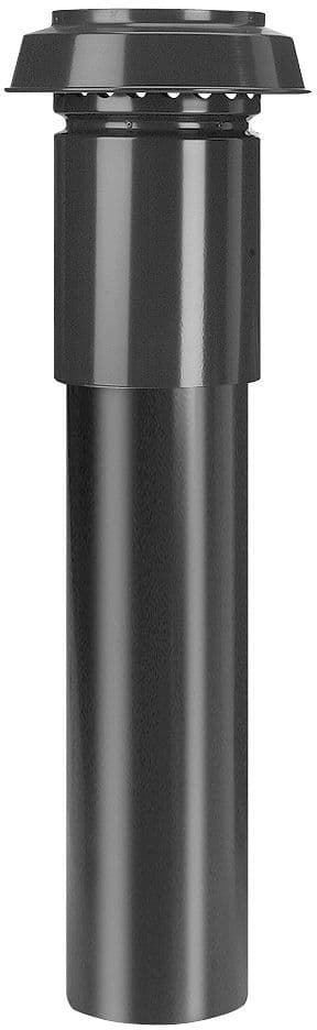PASSAGE DE TOIT POUR SYSTEME DE VENTILATION D 180-210MM 1M ALU/NOIR EPP vue 1