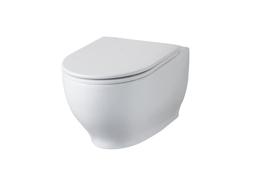 Van Marcke Origine Cascata cuvette suspendue 560x360x360 mm rimless H-sortie vue 1