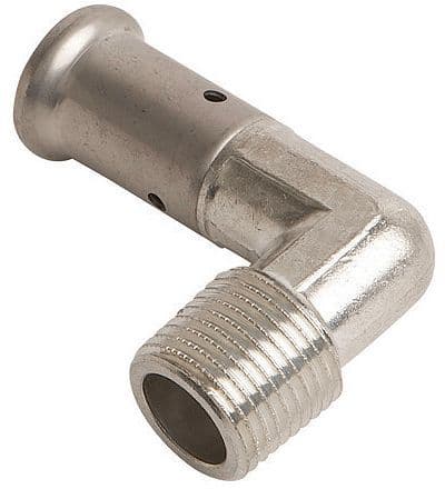 COUDE A SERTIR 16MM-1/2"M LAITON HENCO vue 1