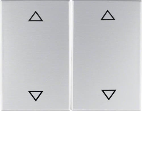 Touche avec symbole flèches Berker K.5 Alu vue 1