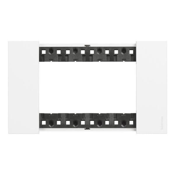 LNow plaque 4 modules Blanc pour support référence K4704 vue 1